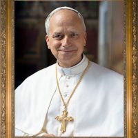 Pope Leo XIV Formal Portrait Framed Art