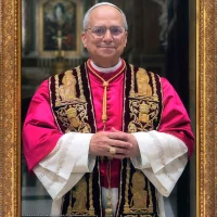 Pope Leo XIV Official Portrait Framed Art